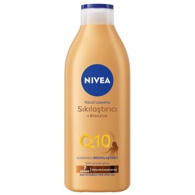 NIVEA Q10 Crème raffermissante + autobronzant progressif pour un éclat bronzé radieux 400 ml NIVEA Q10 Crème raffermissante + autobronzant progressif pour un éclat bronzé radieux 400 ml