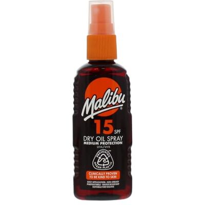 Malibu Dry Oil Spray with SPF15 100 ml Malibu Dry Oil Spray with SPF15 100 ml