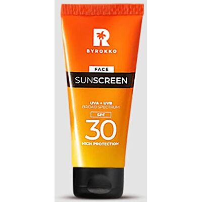 BYROKKO SHINEBROWN BYROKKO Crème solaire visage SPF 30 Émulsion hydratante légère avec formule de haute protection UVA/UVB pour un usage quotidien (50 ml) BYROKKO SHINEBROWN BYROKKO Crème solaire visage SPF 30 Émulsion hydratante légère avec formule de haute protection UVA/UVB pour un usage quotidien (50 ml)