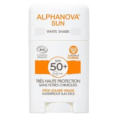 Alphanova Stick Solaire Blanc Bio Spf50+ Sun Visage 12g Alphanova Stick Solaire Blanc Bio Spf50+ Sun Visage 12g
