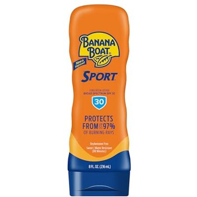 BANANA BOAT Sport Performance Lotion Sunscreens with PowerStay Technology SPF 30, 8 Ounces by BANANA BOAT Sport Performance Lotion Sunscreens with PowerStay Technology SPF 30, 8 Ounces by