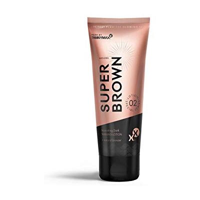 TannyMaxx Super Brown Nourishing Dark Tanning Lotion + Natural Bronzer TannyMaxx Super Brown Nourishing Dark Tanning Lotion + Natural Bronzer