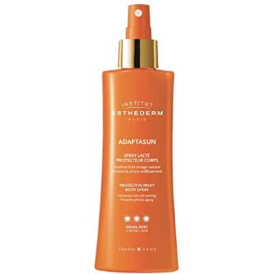 INSTITUT ESTHEDERM PARIS Institut Esthederm Adaptasun Crème Solaire Milky Spray Protection Solaire Forte pour le Corps 150ml INSTITUT ESTHEDERM PARIS Institut Esthederm Adaptasun Crème Solaire Milky Spray Protection Solaire Forte pour le Corps 150ml
