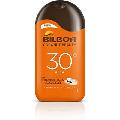 Bilboa coconut beauty spf 30 lait soleil prtezione alta 200 ml Bilboa coconut beauty spf 30 lait soleil prtezione alta 200 ml