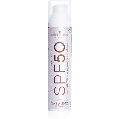 COCOSOLIS Crème solaire SPF 50 Hydratante avec protection solaire contre les rayons UVA et UVB Crème solaire pour tous les types de peau Huile de coco, beurre de cacao, huile de noix de karité - COCOSOLIS Crème solaire SPF 50 Hydratante avec protection solaire contre les rayons UVA et UVB Crème solaire pour tous les types de peau Huile de coco, beurre de cacao, huile de noix de karité -