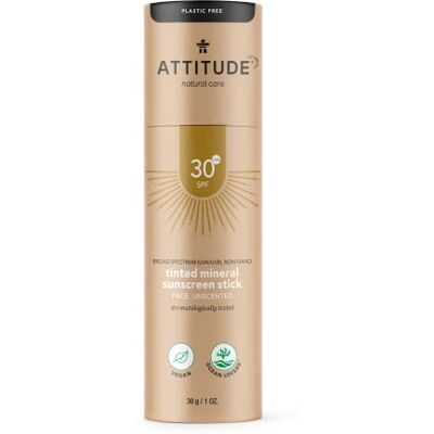 ATTITUDE Tinted Face Stick SPF 30 Unscented ATTITUDE Tinted Face Stick SPF 30 Unscented