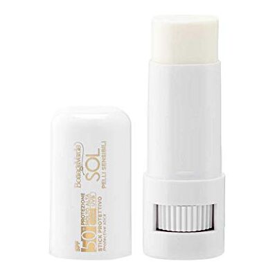 Bottega Verde , SOL peaux sensibles – Stick protecteur – effet barrière – avec huile de jojoba – protection spécifique pour peaux sensibles – protection très élevée SPF50+ (9 ml)– Water resistant Bottega Verde , SOL peaux sensibles – Stick protecteur – effet barrière – avec huile de jojoba – protection spécifique pour peaux sensibles – protection très élevée SPF50+ (9 ml)– Water resistant