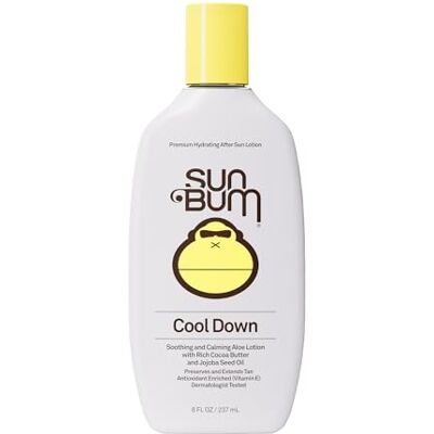 Sun Cool Down Lotion après-soleil, fabriquée avec de l'aloe vera et du beurre de cacao pour apaiser et hydrater, végétalienne et sans cruauté envers les animaux, 237 ml Sun Cool Down Lotion après-soleil, fabriquée avec de l'aloe vera et du beurre de cacao pour apaiser et hydrater, végétalienne et sans cruauté envers les animaux, 237 ml
