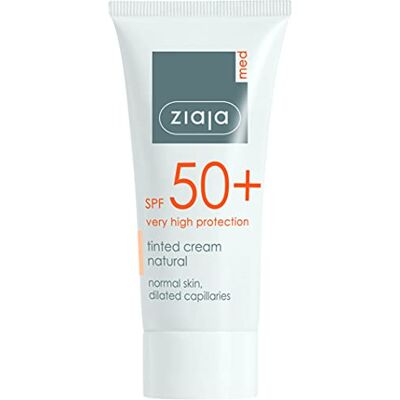 Ziaja Med SPF 50+ Crème visage protectrice avec couleur naturelle 50 ml Ziaja Med SPF 50+ Crème visage protectrice avec couleur naturelle 50 ml