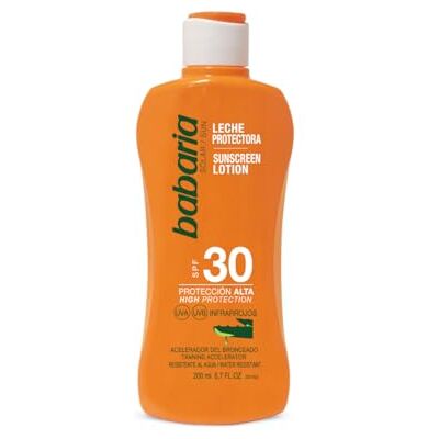 Babaria Leche Protector Solar Aloe F-30 200 ml Santé et soins personnels Babaria Leche Protector Solar Aloe F-30 200 ml Santé et soins personnels