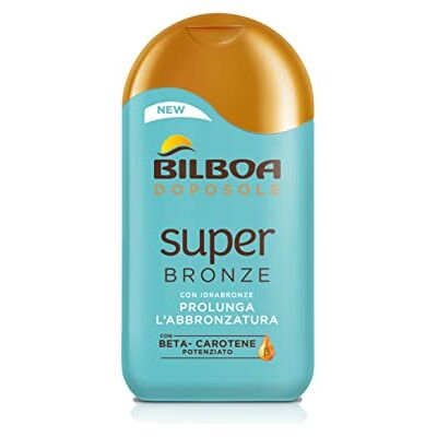 Bilboa Après-soleil Superbronze, avec hydrabronce, bêta-carotène amélioré, idéal pour prolonger le bronzage, hydrate intensément la peau, idéal pour tous les types de peau, 200 ml Bilboa Après-soleil Superbronze, avec hydrabronce, bêta-carotène amélioré, idéal pour prolonger le bronzage, hydrate intensément la peau, idéal pour tous les types de peau, 200 ml