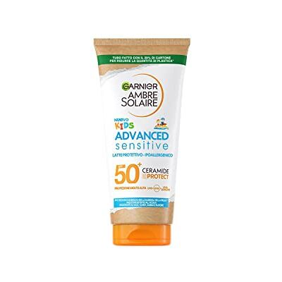 Garnier Ambre Solaire Advanced Sensitive Kids Ceramide Protect Lait protecteur SPF50+ 175 ml Garnier Ambre Solaire Advanced Sensitive Kids Ceramide Protect Lait protecteur SPF50+ 175 ml