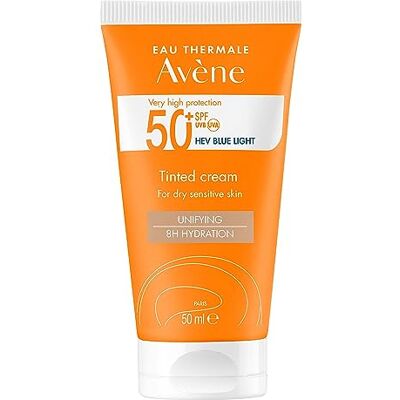 Avene Crème colorée unifiant lumière bleue SPF50+ 50 ml de crème Avene Crème colorée unifiant lumière bleue SPF50+ 50 ml de crème