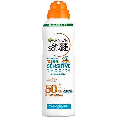 Garnier Ambre Solaire Sensitive Expert+ SPF 50+ Spray solaire face et corps Garnier Ambre Solaire Sensitive Expert+ SPF 50+ Spray solaire face et corps