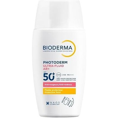 Bioderma Photoderm Ultra-Fluid AR+ SPF50+ Fluide solaire anti-rougeurs pour peaux réactives 40 ml Bioderma Photoderm Ultra-Fluid AR+ SPF50+ Fluide solaire anti-rougeurs pour peaux réactives 40 ml