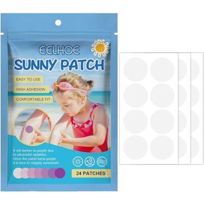 KeyoGoS Sun Companion Lot de 2 paquets de 48 autocollants de crème solaire UV pour enfants et adultes KeyoGoS Sun Companion Lot de 2 paquets de 48 autocollants de crème solaire UV pour enfants et adultes