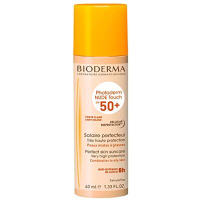 Bioderma Protection solaire photoderm nude SPF 50+ couleur claire Bioderma Protection solaire photoderm nude SPF 50+ couleur claire