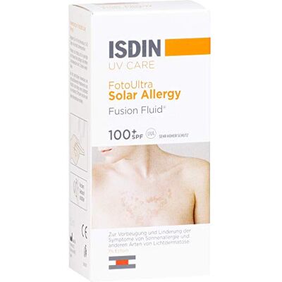 ISDIN Foto Ultra Solar Allergy Fusion Fluid Spf50+ 50 Ml ISDIN Foto Ultra Solar Allergy Fusion Fluid Spf50+ 50 Ml