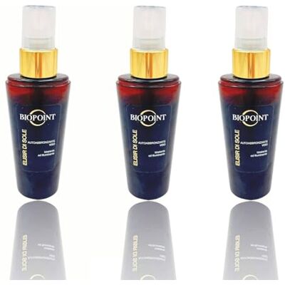 BIOPOINT Élixir De Soleil Autobronzant Visage Hydratant Et Illuminant Mini Taille 50Ml (3 Unités) BIOPOINT Élixir De Soleil Autobronzant Visage Hydratant Et Illuminant Mini Taille 50Ml (3 Unités)