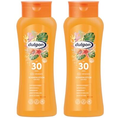 Dulgon Lot de 2 crèmes solaires, imperméables, 250 ml, sans octocrylène, protection contre les UVA et UVB, protection solaire 30, végétaliennes et sans microplastiques, protection solaire, SPF 30 Dulgon Lot de 2 crèmes solaires, imperméables, 250 ml, sans octocrylène, protection contre les UVA et UVB, protection solaire 30, végétaliennes et sans microplastiques, protection solaire, SPF 30
