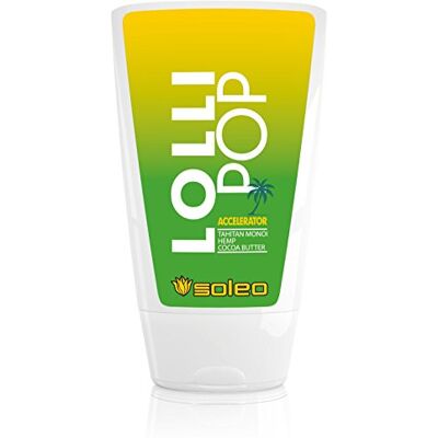 Soleo Lollipop Accélérateur Crème bronzante pour transat Flacon de 100 ml Soleo Lollipop Accélérateur Crème bronzante pour transat Flacon de 100 ml