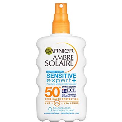 Garnier Ambre Solaire Haute Protection FPS 50+ Sensitive Expert+ 200 ml Garnier Ambre Solaire Haute Protection FPS 50+ Sensitive Expert+ 200 ml