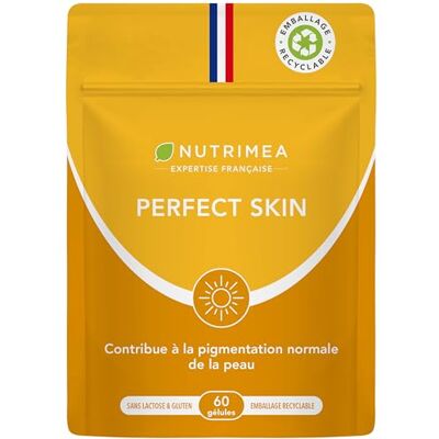 Laboratoires Nutrimea Préparateur et Accélérateur de Bronzage Protection Solaire Naturelle Teint Hâlé Toutes Peaux Bêta-Carotène et Bardane PERFECT SKIN 60 Gélules Vegan Nutrimea Fabrication Française Laboratoires Nutrimea Préparateur et Accélérateur de Bronzage Protection Solaire Naturelle Teint Hâlé Toutes Peaux Bêta-Carotène et Bardane PERFECT SKIN 60 Gélules Vegan Nutrimea Fabrication Française