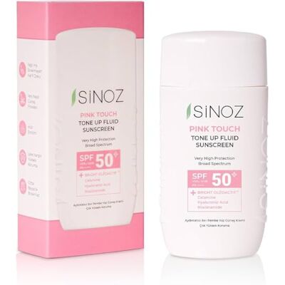 sinoz , Pink Touch Tone Up Fluid Sunscreen SPF50+/PA++++ sinoz , Pink Touch Tone Up Fluid Sunscreen SPF50+/PA++++