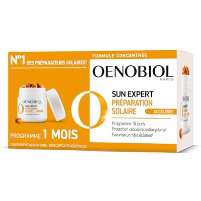 Oenobiol Sun Expert préparation solaire accélérée 2x15 capsules Oenobiol Sun Expert préparation solaire accélérée 2x15 capsules