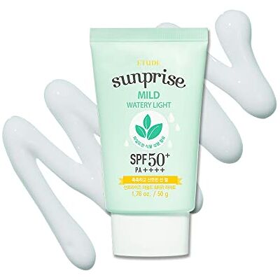 ETUDE Luz aquosa leve Sunprise SPF50+/PA+++ 1,7 fl. Oz (50 ml) (21AD) Protection solaire hidratante leve para pele sensível Produtos coreanos de cuidados com a pele ETUDE Luz aquosa leve Sunprise SPF50+/PA+++ 1,7 fl. Oz (50 ml) (21AD) Protection solaire hidratante leve para pele sensível Produtos coreanos de cuidados com a pele