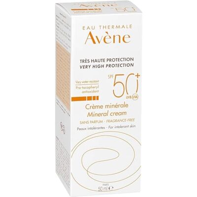 Avene Crème Solaire SPF 50 Minérale Neuve 50ml Avene Crème Solaire SPF 50 Minérale Neuve 50ml