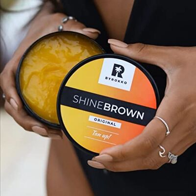 BYROKKO SHINEBROWN Shine Brown Crème Accélérateur de Bronzage Premium BYROKKO SHINEBROWN Shine Brown Crème Accélérateur de Bronzage Premium