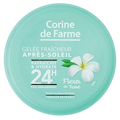Corine de Farme Gelée Fraîcheur Après-Soleil Soin Peau Hydratant et Apaisant 24h Eau de Coco, Aloé Vera et Fleur de Tiaré Sans Paraben 150 ml Corine de Farme Gelée Fraîcheur Après-Soleil Soin Peau Hydratant et Apaisant 24h Eau de Coco, Aloé Vera et Fleur de Tiaré Sans Paraben 150 ml