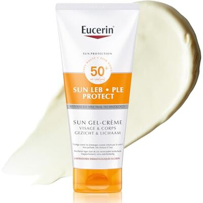 Eucerin Sun Protection Leb Protect Crème-Gel Visage Corps SPF50 150ml Eucerin Sun Protection Leb Protect Crème-Gel Visage Corps SPF50 150ml