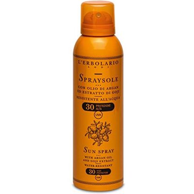 L'Erbolario Linea Solare SPF30 Spraysole Olio di Argan Estratto di Goji 150 ml L'Erbolario Linea Solare SPF30 Spraysole Olio di Argan Estratto di Goji 150 ml