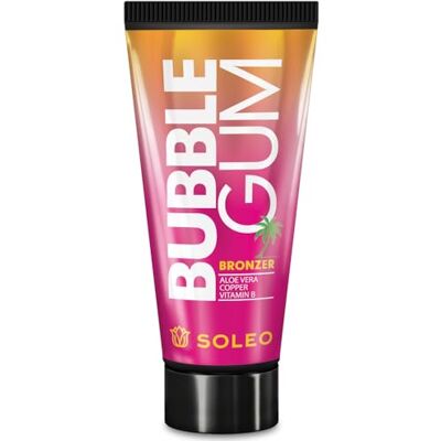 Soleo Bubble Gum Crème bronzante bronzante pour transat Tube de 150 ml Soleo Bubble Gum Crème bronzante bronzante pour transat Tube de 150 ml
