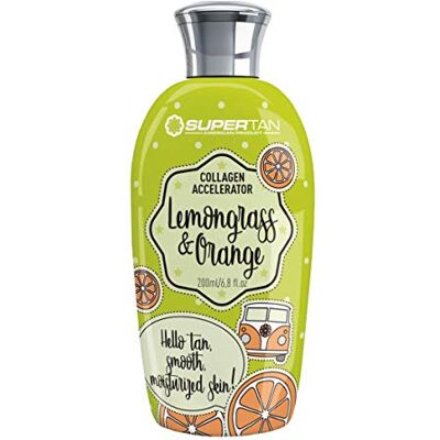 SuperTan Sensations Citronnelle et orange Accélérateur de collagène 200 ml SuperTan Sensations Citronnelle et orange Accélérateur de collagène 200 ml