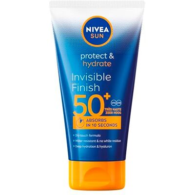 Sun LAIT SOLAIRE PROTECT & HYDRATE INVISIBLE FINISH FPS 50+ Sun LAIT SOLAIRE PROTECT & HYDRATE INVISIBLE FINISH FPS 50+