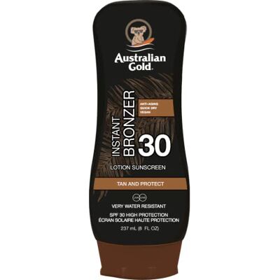 Australian Gold SPF 30 Lotion + Bronzer 237ml Australian Gold SPF 30 Lotion + Bronzer 237ml