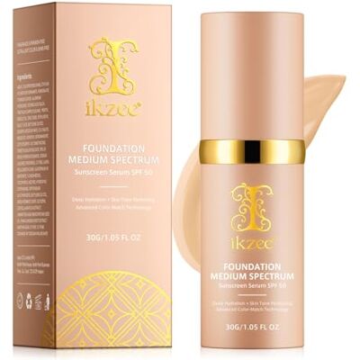 P-Beauty Cosmetic Accessories P-Beauty Sérum solaire SPF 50 avec effet fond de teint Crème solaire teintée pour le visage Couvrance moyenne Sérum de soin hydratant et anti-âge avec protection UVA UVB Maquillage avec SPF P-Beauty Cosmetic Accessories P-Beauty Sérum solaire SPF 50 avec effet fond de teint Crème solaire teintée pour le visage Couvrance moyenne Sérum de soin hydratant et anti-âge avec protection UVA UVB Maquillage avec SPF