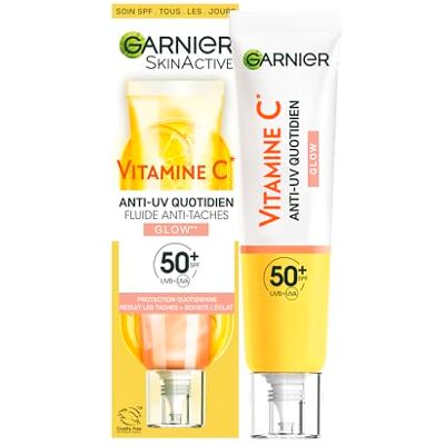 Garnier Vitamine C Anti-UV Quotidien Glow SPF 50-40ml Garnier Vitamine C Anti-UV Quotidien Glow SPF 50-40ml