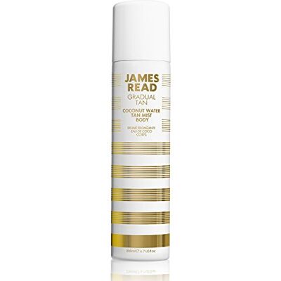 JAMES READ Brume bronzante à l'eau de noix de coco 200 ml Bronzage progressif hydratant tout au long Golden Glow Spray autobronzant nourrissant Longue durée Convient à tous les tons de peau JAMES READ Brume bronzante à l'eau de noix de coco 200 ml Bronzage progressif hydratant tout au long Golden Glow Spray autobronzant nourrissant Longue durée Convient à tous les tons de peau