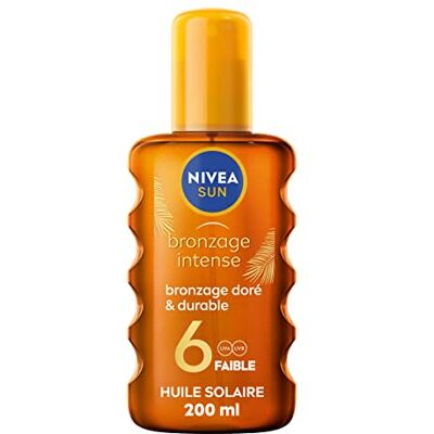 NIVEA Sun Huile de protection Spray Sun 200 ml SPF 6 NIVEA Sun Huile de protection Spray Sun 200 ml SPF 6