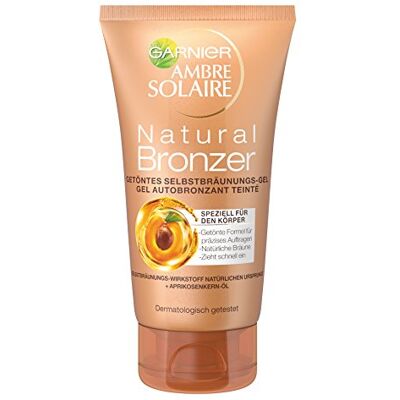 Garnier Gel Autobronzant Teinté pour un bronzage naturel Application précise Natural Bronzer Ambre Solaire 150ml Garnier Gel Autobronzant Teinté pour un bronzage naturel Application précise Natural Bronzer Ambre Solaire 150ml