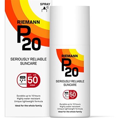 P20 Riemanns Riemann Spf50 Plus, Sunscreen 200 ml, 200 ml (1 pièce) P20 Riemanns Riemann Spf50 Plus, Sunscreen 200 ml, 200 ml (1 pièce)