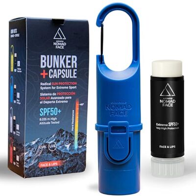 EXTREME NOMAD FACE NOMAD FACE Bâton de crème solaire pour le visage SPF50+ – Bâton de protection solaire pour sports extrêmes avec formule sans eau EXTREME NOMAD FACE NOMAD FACE Bâton de crème solaire pour le visage SPF50+ – Bâton de protection solaire pour sports extrêmes avec formule sans eau