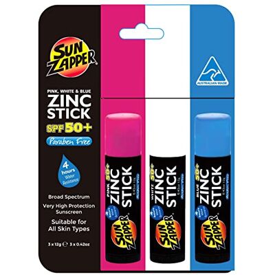 Sun Stick de zinc Pink White & Blue SPF50+ Sun Stick de zinc Pink White & Blue SPF50+
