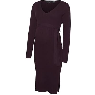 VERO MODA Vmmsaba Rib Ls V-neck Belt Dress Ga Noos Vmmsaba Ga Noos Robe à col en V avec ceinture côtelée Femme (lot de 1) VERO MODA Vmmsaba Rib Ls V-neck Belt Dress Ga Noos Vmmsaba Ga Noos Robe à col en V avec ceinture côtelée Femme (lot de 1)