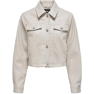 ONLY Onlrima Otw Veste en Cuir Synthétique Jacket Femme ONLY Onlrima Otw Veste en Cuir Synthétique Jacket Femme