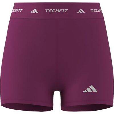 adidas dam TECHFIT Short Leggings, real magenta, XXS 4 inch adidas dam TECHFIT Short Leggings, real magenta, XXS 4 inch